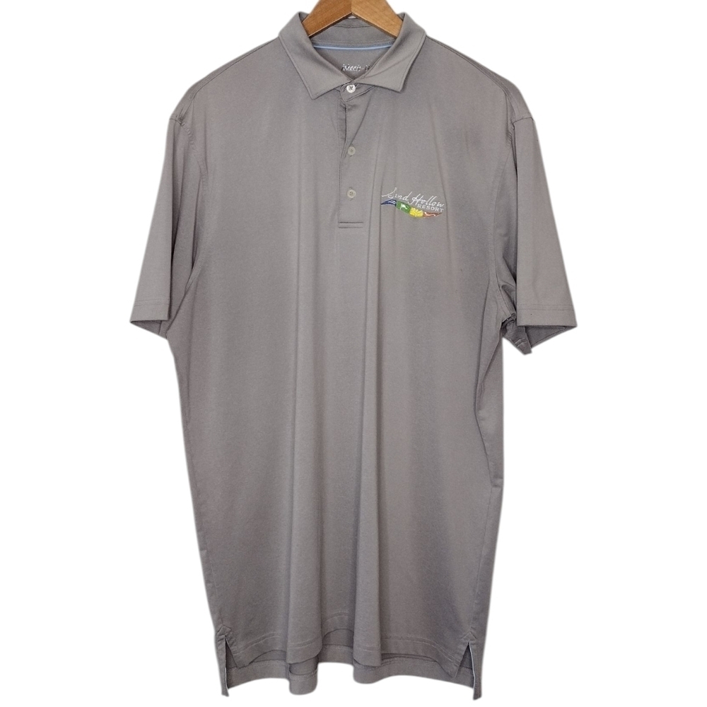 johnnie-O Taupe Polo Shirt